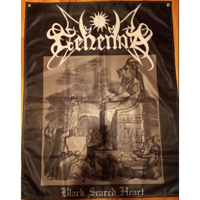 Gehenna - Black Seared Heart Flag