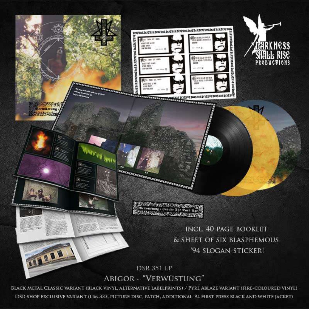 Abigor – Verwüstung / Invoke The Dark Age LP