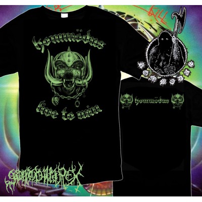 Kommödus - Live to Win T-shirt