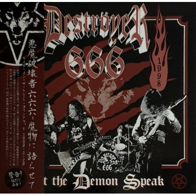 Deströyer 666 ‎– Let The Demon Speak - Live At The Tote Collingwood 28-2-1998 LP