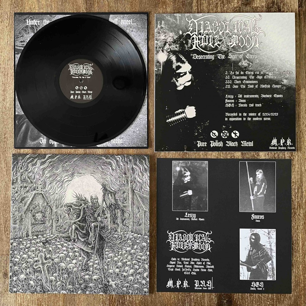 Diabolical Fullmoon - Desecrating the sign of Christ LP