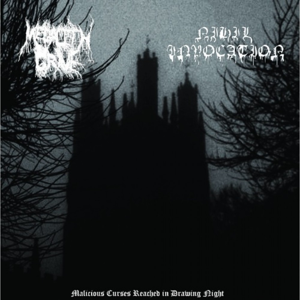 Megalith Grave / Nihil Invocation ‎– Malicious Curses Reached In Drawing Night LP