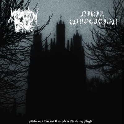 Megalith Grave / Nihil Invocation ‎– Malicious Curses Reached In Drawing Night LP