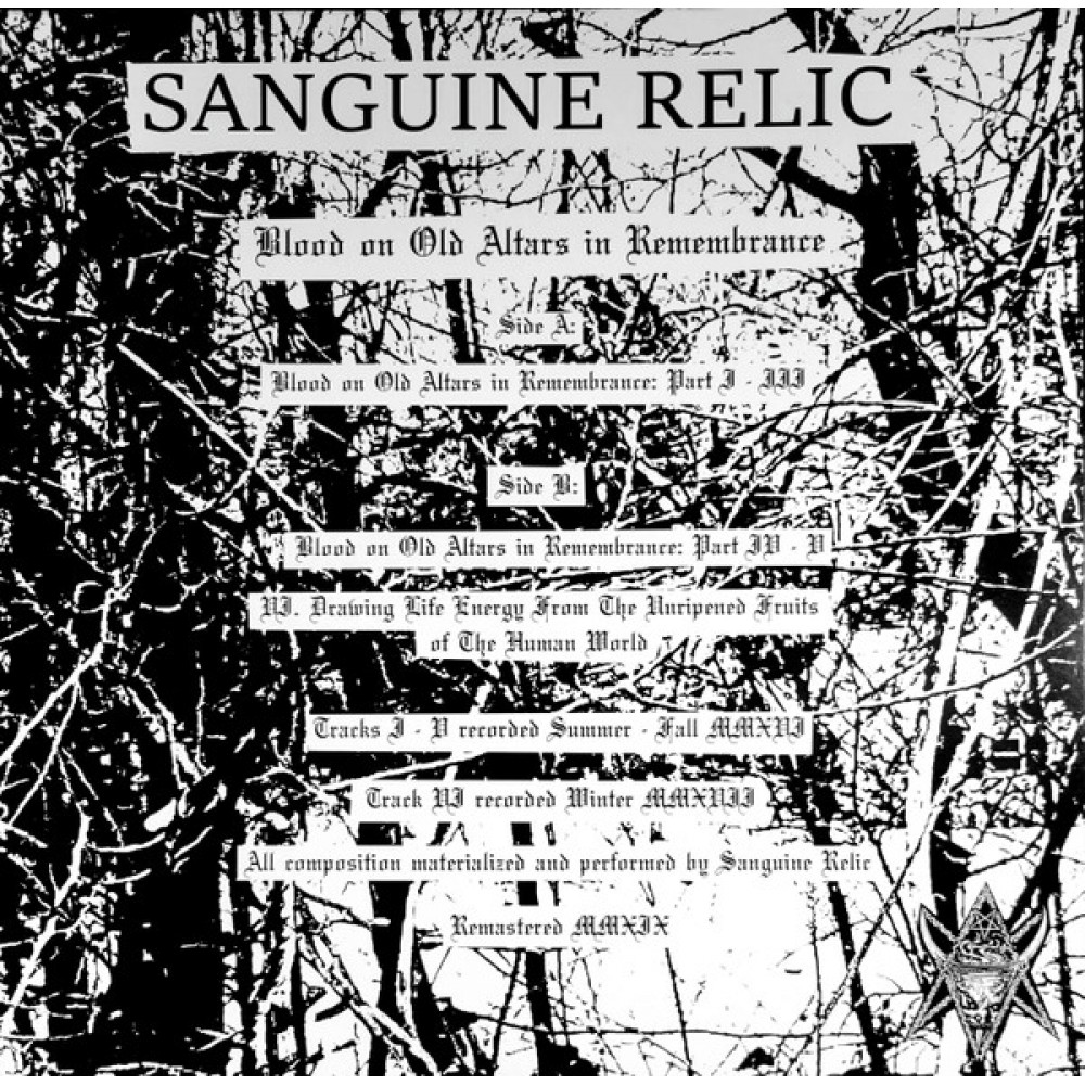 Sanguine Relic – Blood On Old Altars In Remembrance LP